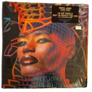 Grace Jones Inside Story LP  1986 1st Pressing In Shrink Wrap With Hype Sticker